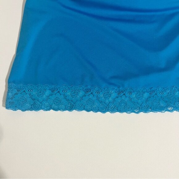 Women’s Tank Top Small Blue Lace Fairy Feminine Girly - Picture 4 of 4